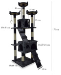 DRAPAK DLA KOTA 170CM DOMEK DRZEWKO DRZEWO LEGOWISKO