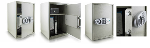 SEJF ELEKTRONICZNY JASNO SZARY Na zamek elektroniczny i kluczyk SEJF ELEKTRONICZNY JASNO SZARY Na zamek elektroniczny i kluczyk