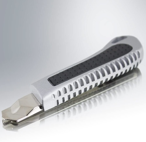75szt. Nożyk Do Tapet 18mm Aluminiowy Łamane Ostrze