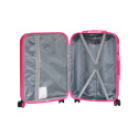 Zestaw walizek podróżnych 3w1 w kolorze różowym