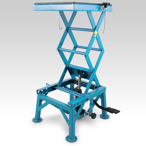 Podnośnik HYDRAULICZNY Nożycowy 135 KG Podnośnik HYDRAULICZNY Nożycowy 135 KG