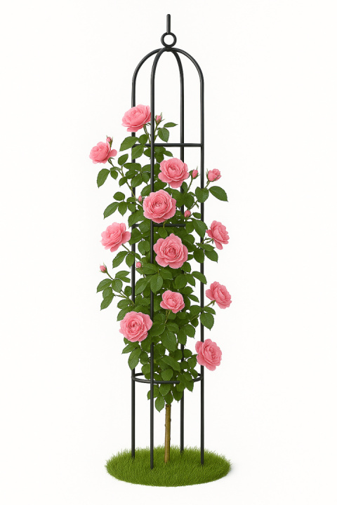 Metalowa pergola ogrodowa wspornik na róże 195cm Metalowa pergola ogrodowa wspornik na róże 195cm