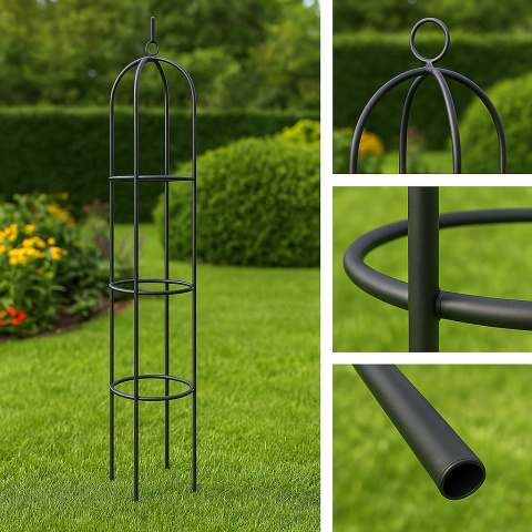 Metalowa pergola ogrodowa wspornik na róże 195cm Metalowa pergola ogrodowa wspornik na róże 195cm
