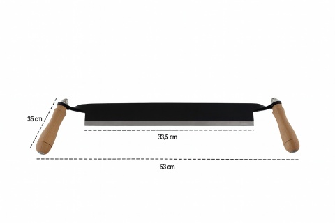 Ośnik do korowania kory prosty strug ręczny korownik 33,5cm Ośnik do korowania kory prosty strug ręczny korownik 33,5cm