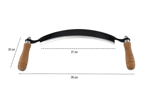 Ośnik do korowania kory zakrzywiony strug ręczny korownik 25cm Ośnik do korowania kory zakrzywiony strug ręczny korownik 25cm