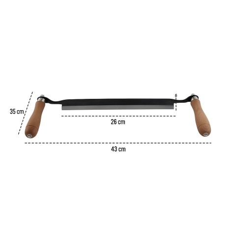 Ośnik do korowania kory prosty strug ręczny korownik 25cm Ośnik do korowania kory prosty strug ręczny korownik 25cm