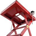 Podnośnik HYDRAULICZNY Nożycowy Platforma podnosząca 135kg czerwony