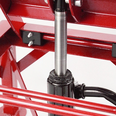 Podnośnik HYDRAULICZNY Nożycowy Platforma podnosząca 135kg czerwony Podnośnik HYDRAULICZNY Nożycowy Platforma podnosząca 135kg czerwony