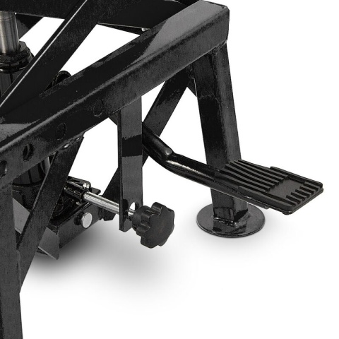 Podnośnik HYDRAULICZNY Nożycowy Platforma podnosząca 135kg czarny Podnośnik HYDRAULICZNY Nożycowy Platforma podnosząca 135kg czarny
