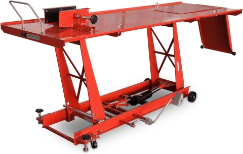 Podnośnik nożycowy hydrauliczny platforma serwisowa do motocykli 460kg Podnośnik nożycowy hydrauliczny platforma serwisowa do motocykli 460kg
