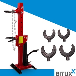 Ściągacz hydrauliczny do sprężyn 3T 3000kg Czerwony