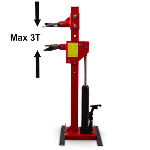 Ściągacz hydrauliczny do sprężyn 3T 3000kg Czerwony Ściągacz hydrauliczny do sprężyn 3T 3000kg Czerwony
