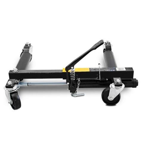 Wózek rolka pod koła z podnośnikiem hydraulicznym 2szt. czarny Wózek rolka pod koła z podnośnikiem hydraulicznym 2szt. czarny