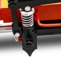 Wózek rolka pod koła z podnośnikiem hydraulicznym 4szt. czerwony