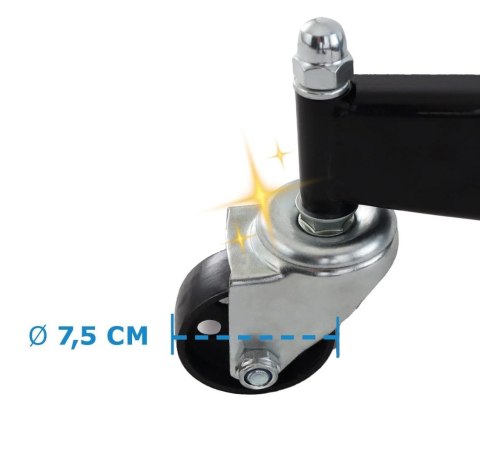 Hydrauliczny podnośnik do skrzyń biegów mobilny do 500kg czerwony