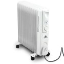 Mobilny grzejnik olejowy 2500W 11 żeber biały