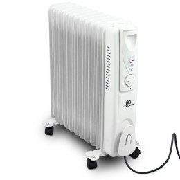 Mobilny grzejnik olejowy 2500W 11 żeber biały