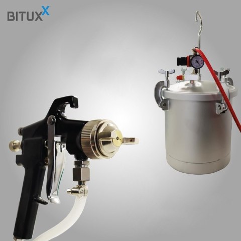 Pistolet do malowania natryskowego ze zbiornikiem ciśnieniowym 8L
