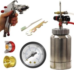 Pistolet natryskowy do malowania ze zbiornikiem ciśnieniowym 2L