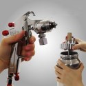 Pistolet natryskowy do malowania ze zbiornikiem ciśnieniowym 2L