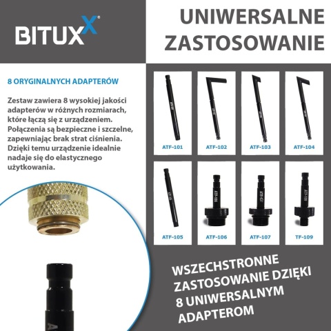 Pompa do wymiany oleju w skrzyni biegów + adaptery 3L