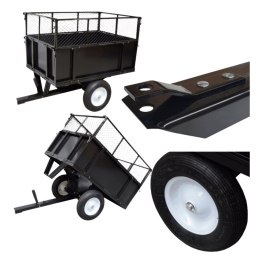 Przyczepka wywrotka do traktorka ogrodowego quada 300kg 114x76cm