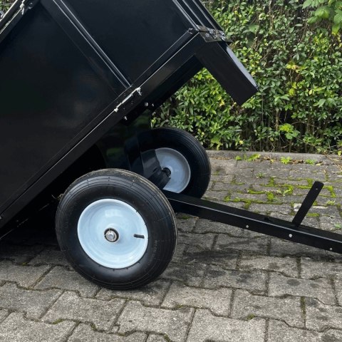 Przyczepka wywrotka do traktorka ogrodowego quada 300kg 114x76cm