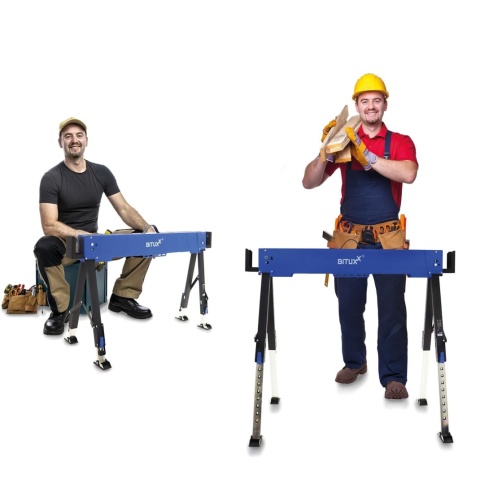 Składany regulowany stojak koziołek roboczy do 600kg 2 sztuki