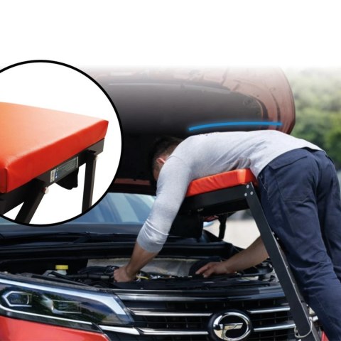 Stołek warsztatowy platforma montażowa robocza regulowana wysokość kąt 200kg