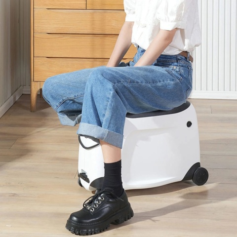 Walizka dla Dziecka z Siedziskiem – Jeździk Podróżny na Kółkach, Bagaż Podręczny