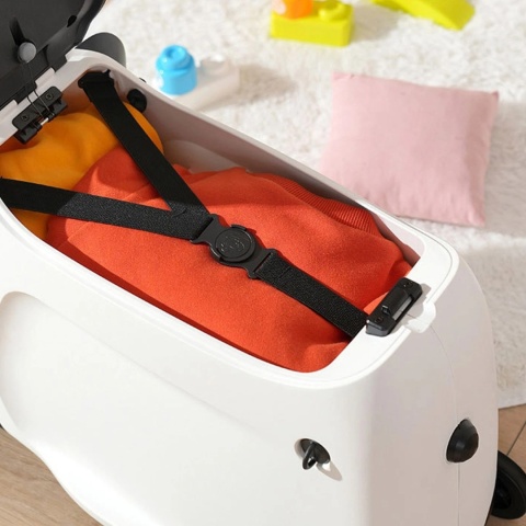 Walizka dla Dziecka z Siedziskiem – Jeździk Podróżny na Kółkach, Bagaż Podręczny