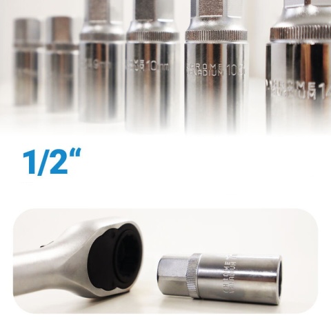 Zestaw wykrętaków do szpilek i śrub 9-16mm 1/2" 11 elementów