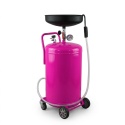 Mobilna zlewarka opróżniarka do oleju 80L magenta różowa
