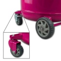 Mobilna zlewarka opróżniarka do oleju 80L magenta różowa