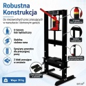 Profesjonalna Czarna Prasa Hydrauliczna 6T BITUXX – Prasa Warsztatowa do Łożysk i Tulei 6 Ton