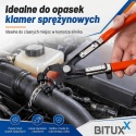 Szczypce do opasek zaciskowych obejm do węży 11 elementów